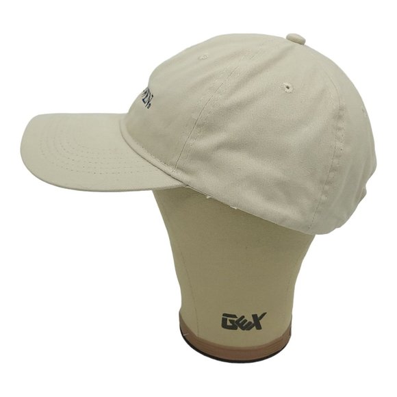 Jeld Wen Khaki Beige Cotton Tuck Strap Cap Trucker Baseball Hat Windows Doors - Picture 8 of 12